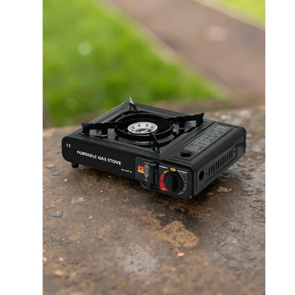 Portable Camping Stove Propane & Butane Hiking Dual Fuel Brass Cooking Burner